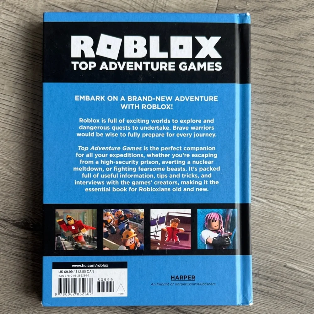Harper Roblox Top Adventure Games Guide - Black Cover